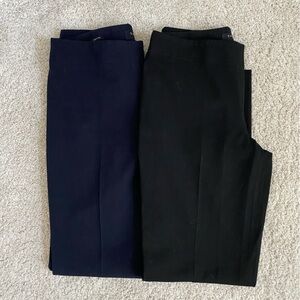 Bundle of Talbots Heritage Pants Size 4P Navy Blue & Black
